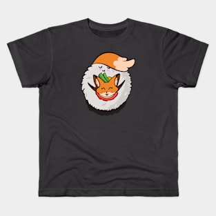 Sushi roll fox Kids T-Shirt